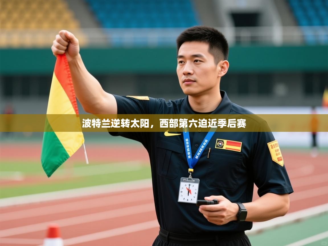 波特兰逆转太阳,西部第六迫近季后赛